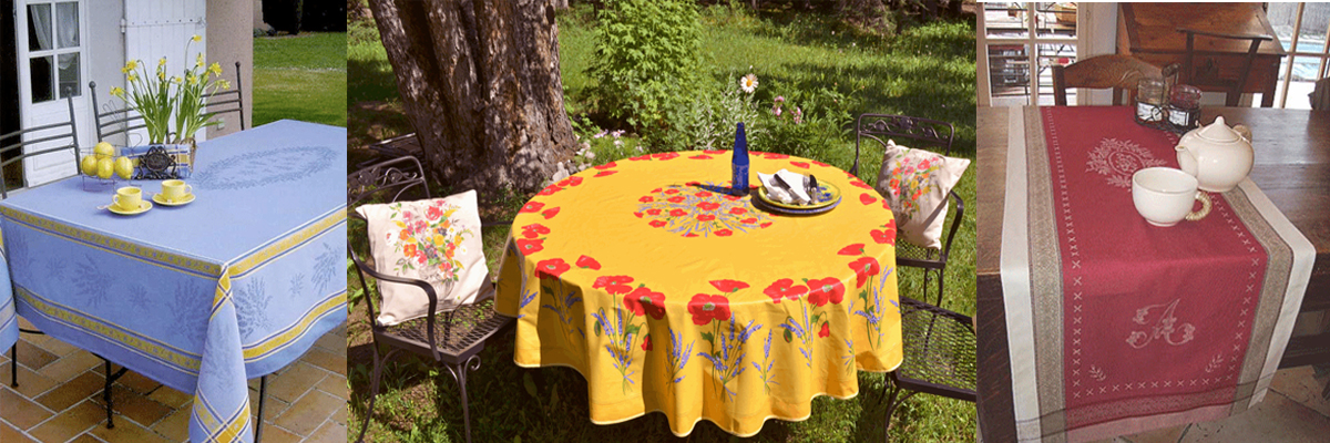 Table Linens from Provence, France
